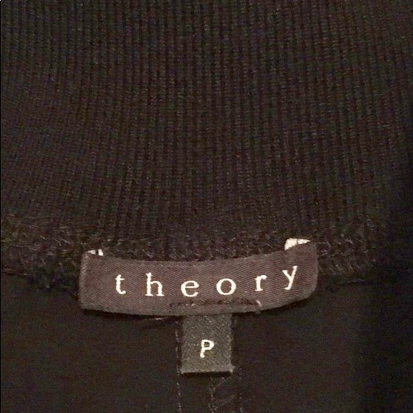 THEORY MINI FIT BLACK SKIRT RAYON POLYURETHANE - Picture 5 of 7